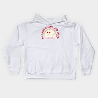 tacos lover funny Kids Hoodie